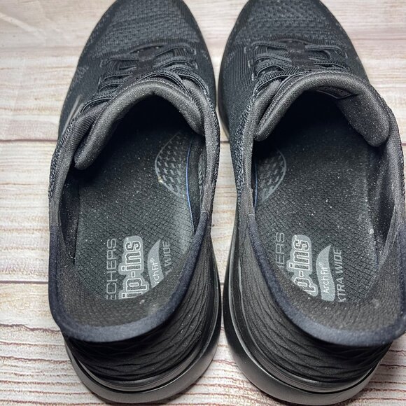 SKECHERS Men's Sz 10.5 Extra Wide Go Walk Arch Fit 2.0 Grand Hands Free Slip-In - Picture 3 of 9